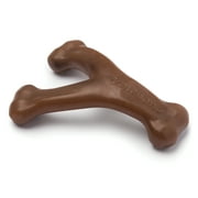 Benebone Wishbone Durable Dog Chew Toy for Aggressive Chewers, Real Peanut, Small