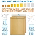 thumbnail image 4 of Brown Kraft Bubble Mailer Envelopes, 10.5 x 15 Inches. 10 Pack Mail Padded Envelopes Self Seal. Kraft Bubble Mailers. Tear-Resistant Mailing Envelope Padded. Sturdy Paper Mailer, 4 of 9