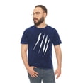 thumbnail image 3 of Effete Feline Claw Marks Scratch Unisex Mineral Wash T-Shirt, 3 of 4