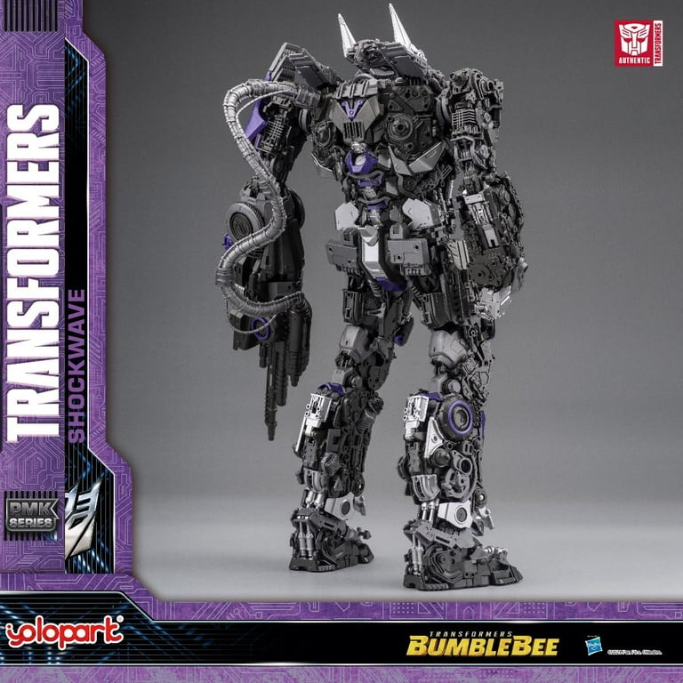YOLOPARK Transformers Toys Shockwave PLAMO,Bumblebee The Movie
