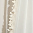 thumbnail image 6 of Lush Decor Linen Tassel Window Panel - Light Gray -Single- 84 x 40, 6 of 11