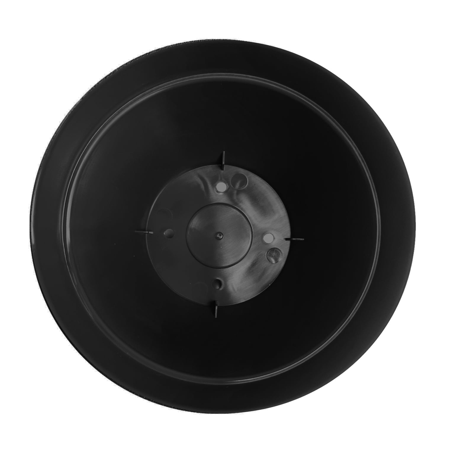Jacinto Recycled Plastic Planter, 6 in Opening Diameter, Black Color