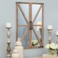 thumbnail image 2 of Walker Farmhouse Window Mirror Nutmeg 30" x 20" by Aspire, 2 of 6