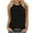 Black, variant on aidice Cotton Tanks for Women Sleeveless Crew Neck Breathable Loose Basic Tanks Summer Trendy Women's Tops