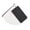 Black, variant on 2.7*1.5IN Portable Flip Flashcards with Metal Binding Ring, Blank Index Study Cards, White Paper,Yellow