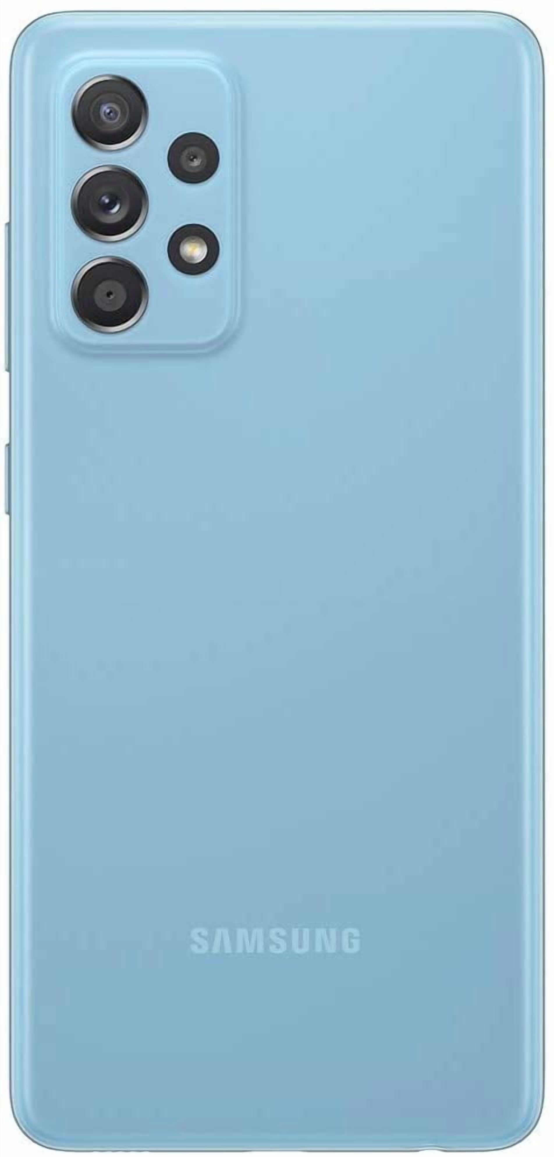 SAMSUNG Galaxy A52 A525M 128GB Dual Sim GSM Unlocked Android Smartphone (International Variant/US Compatible LTE) - Awesome Blue