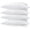 4 Pack Queen, variant on Ultra Thin Flat Soft Bed Pillows Queen Size Set of 2 Pack for Sleeping 20"x30", Hypoallergenic Skin Friendly Machine Washable