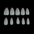 thumbnail image 2 of 500 Uds Nail Art cubierta completa ovalada uñas postizas puntas manicura uñas artificiales (Color Natural), 2 of 8