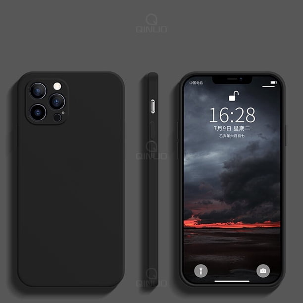 Funda de teléfono de silicona líquida cuadrada Original de lujo para iPhone 14 13 12 11 Pro Max 12 Mini X XR XS Max 6S 7 8 Plus funda suave fina Tan Jianjun unisex