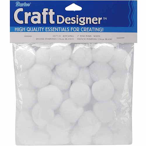 PomPoms, 1", 40/Pkg