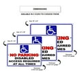 thumbnail image 3 of No Parking Disabled Access Required At All Times Novelty Indoor Outdoor Notice Warning Aluminum Metal Sign 12"x18", 3 of 5