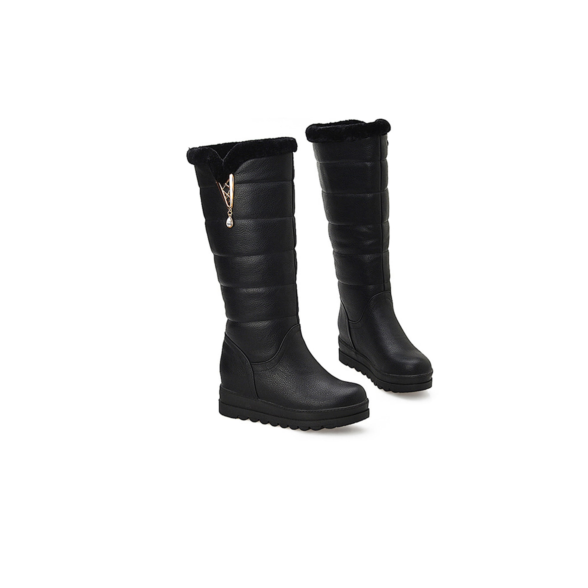 Black snow boots outlet