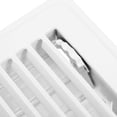 thumbnail image 3 of OUNONA Metal Floor Vent Cover White for Improved Air Circulation and Protective Debris Barrier, 3 of 8