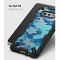 thumbnail image 6 of Ringke Fusion-X Case Compatible with Samsung Galaxy S10e, Transparent Hard Back Shockproof Advanced Bumper Cover - Camo Blue, 6 of 6
