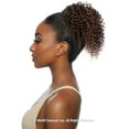 thumbnail image 2 of Mane Concept Brown Sugar Human Hair Mix Wrap&Tie Ponytail - BSWNT15 STRAW COIL 10" (T1B/BUG), 2 of 5