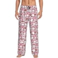 thumbnail image 1 of Balery Kawaii Pig Pantalones de pijama para hombre, pijama ultraligero, pantalón de descanso-X-Large, 1 of 6