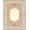 Ivory Peach, Pattern 15, variant on ODIKA Vintage Cheetah Central Motif With Decorative Floral Corners Stain Resistant Low Profile for Dorm Room, Small Living Apartment