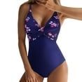 thumbnail image 1 of Aayomet Maillot de Bain Taille Haute Monokini Croisé devant 1 Pce (Violet, TTG), 1 of 5