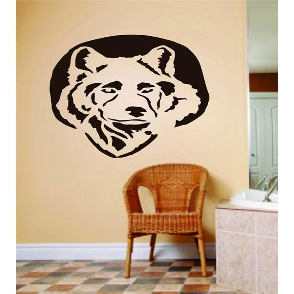 Dog Face Picture Art Animals Peel & Stick Sticker Vinyl Wall Decal 6 X 12 Inches