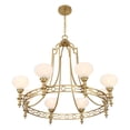 thumbnail image 4 of Allston 8-Light Chandelier in Warm Brass, 4 of 7