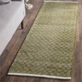thumbnail image 4 of Safavieh Boston Collection BOS680B Handmade Olive Cotton Area Rug (8' x 10'), 4 of 9