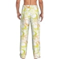 thumbnail image 3 of Picia Lemon Potatoes Mens Soft Woven Cotton Elastic Waistband Sleep Pajama Pant Lounge Sleep Pant With Pockets And Drawstring-Medium, 3 of 9