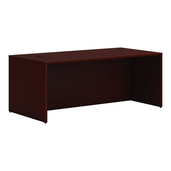 HON Mod 72" Desk Shell Traditional Mahogany LDS7236LT1