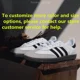 thumbnail image 3 of Adidas Originals Samba OG Soft Upper para una sensación de pie fácil Zapatos de skate casuales para hombres y mujeres Zapatos planos Zapatos deportivos Boa, 3 of 5