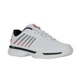 thumbnail image 2 of K-Swiss Men's Hypercourt Express 2 Tennis Shoe, White/Black/Mars Red, 9.5 W, 2 of 7