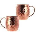 thumbnail image 3 of Tazas Moscow Mule de 20 oz con brillo de cobre frío, artesanía experta que garantiza durabilidad, recipientes para bebidas frías perfectos para refrescarse en verano, exterior chapado en cobre, se, 3 of 8