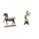 thumbnail image 1 of Figura de caballo,Figura de caballo Escultura animal coleccionable,Figura de escritorio,Estantería con estatua de caballo para escritorio,oficina y decoración del hogar.,Figura decorativa de, 1 of 8