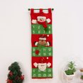 thumbnail image 3 of Injueey Calendario de Adviento, colgante de Navidad, colgante de Color a juego, colgador de muñecas 3D, soporte para regalos, adorno de fiesta de Hotel Kits de decoración para fiestas Rojo Injueey HA070300-02, 3 of 6