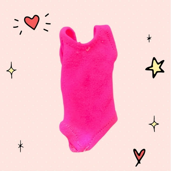 Lol Surprise doll OMG Bartz Doll Hot Pink Swimsuit Bathing Suit Swim Leotard