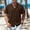 #Brown, variant on DPTALR Men's Camp Collar Textured Short Sleeve Button Down Shirt,Army Green,Big Men's,Tall Men's L,Young Men's Shirts