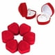 thumbnail image 3 of Sonducket Caja de almacenamiento para pendientes, anillos, orejas, gancho, vitrina, collar en forma de corazón, , cajas de transporte Ropa, zapatos y accesorios Miscelánea Rojo oscuro, 3 of 6