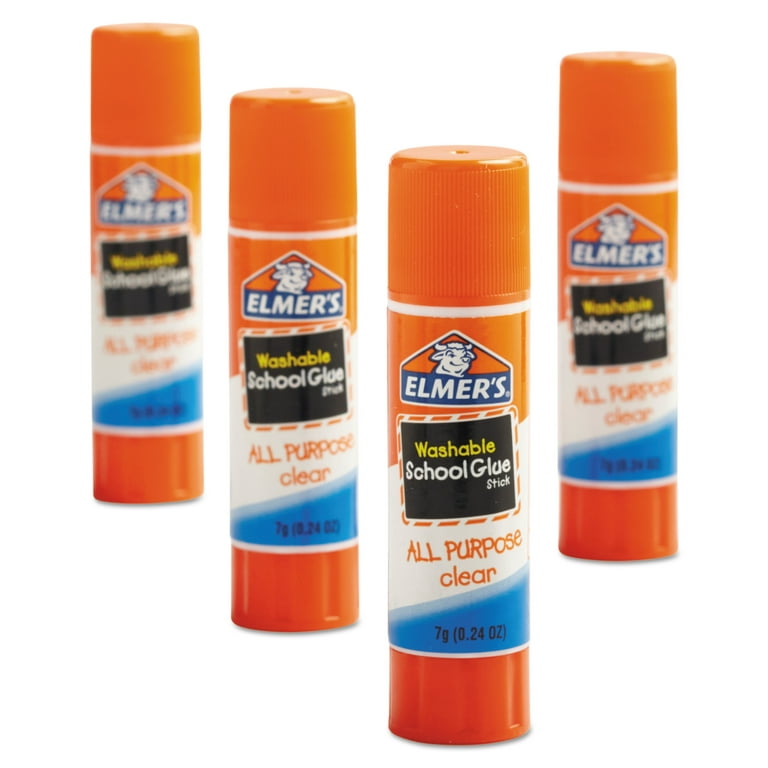 Elmer's Washable School Glue Sticks, .24 oz, 4pk 