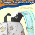 thumbnail image 5 of Unicorn and Cat White Pattern 17" Waterproof Oxford School Backpacks for Teens, S-Shape Padded Straps, for School, Travel, Hiking, Camping, 5 of 5
