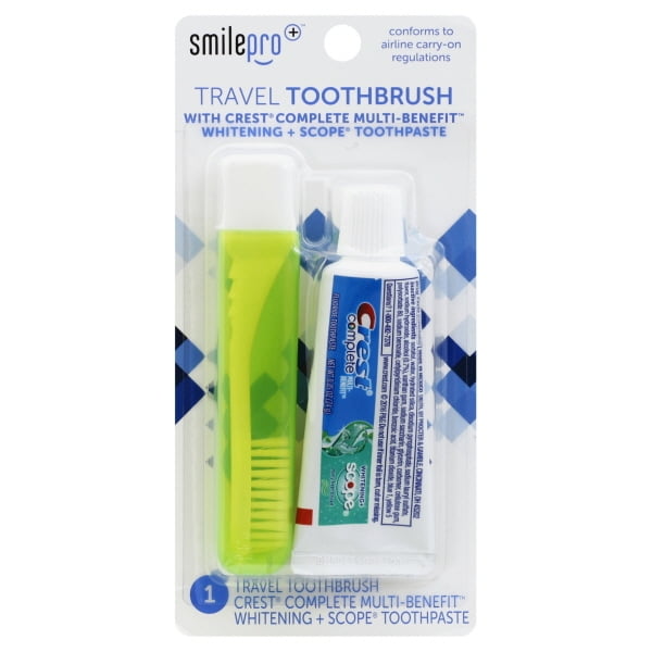 smilepro travel toothbrush