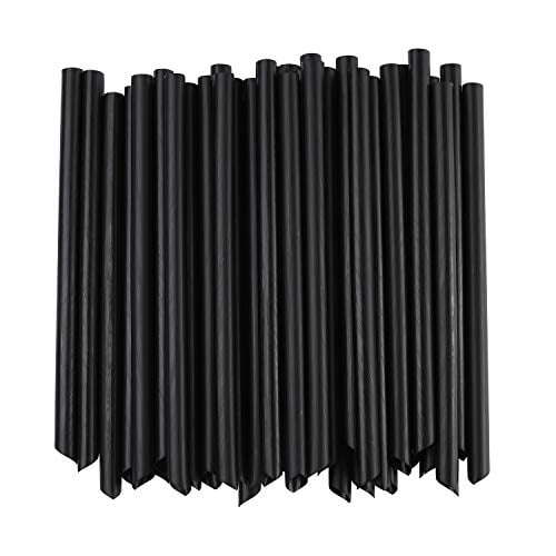 150 Count EXTRA WIDE Fat Boba Drinking Straw 8 x1/2" Striped Buddha Bubbles Boba 