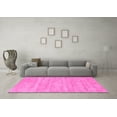 thumbnail image 3 of Ahgly Company Indoor Rectangle Solid Pink Modern Area Rugs, 8' x 10', 3 of 4