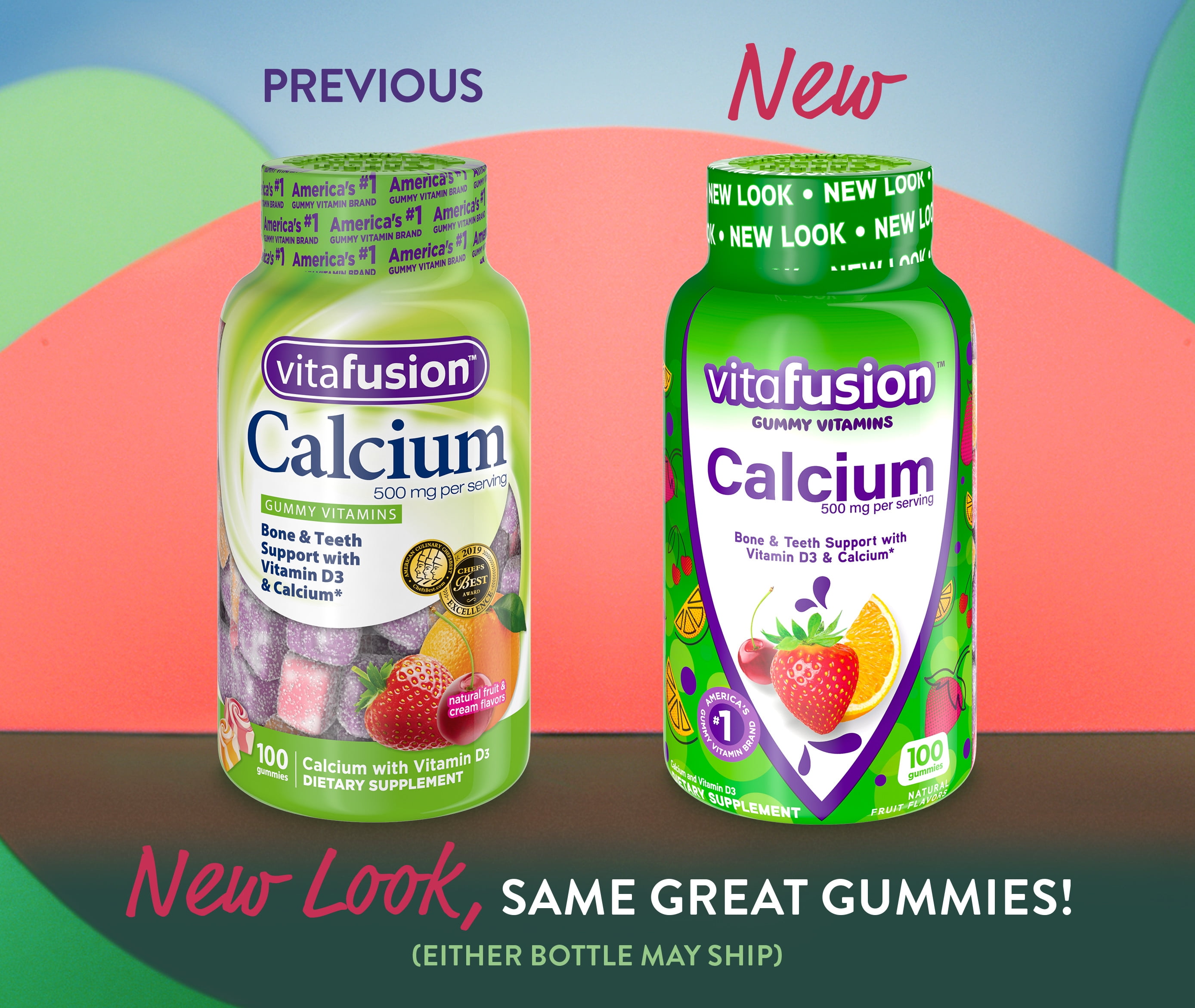 Buy vitafusion Calcium Gummy Vitamins, Fruit and Cream Flavored