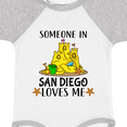 thumbnail image 4 of Inktastic Someone in San Diego Loves Me Boys or Girls Baby Bodysuit, 4 of 5