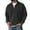 03#Black, variant on 1/4 Zip Pullover Mens Fall Winter Vintage Mock Neck Sweatshirt Loose Classic Distressed Pullover with Pockets Light Blue 3XL
