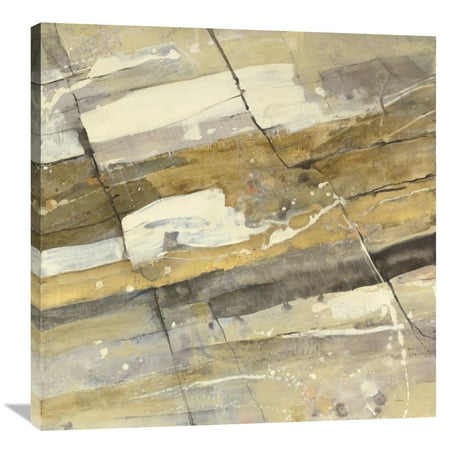 Global Gallery Albena Hristova 'Gold Streak' Canvas Wall Art