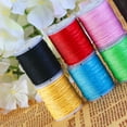 thumbnail image 6 of Waxed Cotton Cord 1mm White Sewing Thread Cordoncino Per Collane DIY Hand Cords Weave Line, 6 of 6