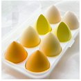 thumbnail image 5 of 8PCS Multi-color Foundation Blush Beauty Sponges Puff Makeup Sponge Blender Set Multi-shape Blending Sponges for Dry & Wet Use (Yellow), 5 of 5