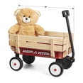 thumbnail image 1 of Toy Wagon Radio Flyer My 1st Steel & Wood con osito de peluche para niños, 1 of 9