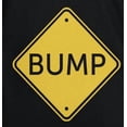 thumbnail image 4 of Halloween Costume BUMP Caution Sign Pregnancy Women's Juniors Soft T Shirt, 4 of 5