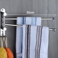 thumbnail image 5 of Swivel Towel Rack Swing Arm Bathroom Towel Bar Wall Mounted Stainelss, 5 of 5