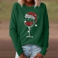 thumbnail image 2 of KDFJPTH Christmas Long Sleeve Hoodie For Women Oversized Women, 2 of 4